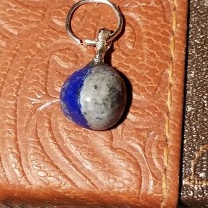 Lapis Lazuli pendant 925 Fine Silver
